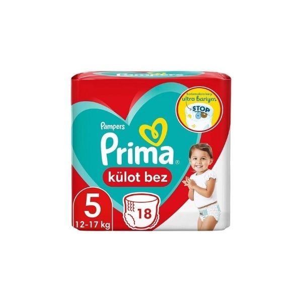 Prima Bebek Bezi Külot Beden 5 Junior 18'li