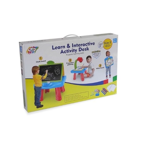 Kızılkaya Oyuncak - Yazı Tahtalı İnteraktif Eğitim Seti - Mavi Ym128