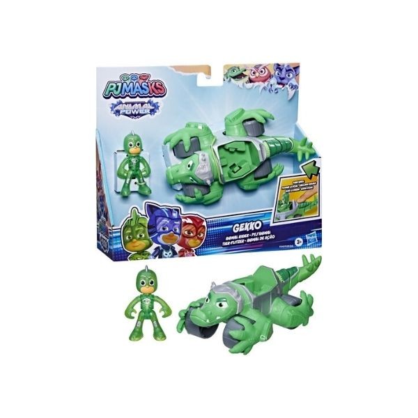 Pijamaskeliler Animal Power Figür Ve Hayvan Sürücüsü F5204-f5342 Gekko