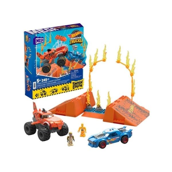 Mega Hot Wheels Smash N Crash Tiger Shark Çarpışma Pisti Hkf88