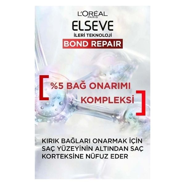 Elseve Bond Repair Tüm Yıpranmalar İçin Saç Bağlarını Güçlendirici Şampuan 200 Ml