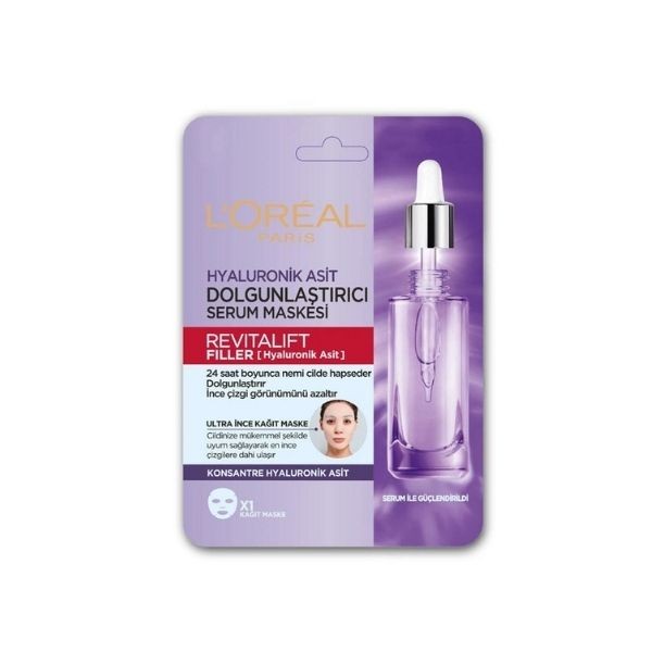 L'oreal Paris Revitalift Filler Hyaluronik Asit Kağıt Maske 28 Gr