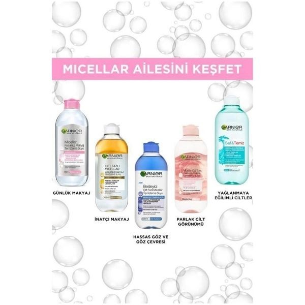 Garnier Micellar Gül Suyu Kusursuz Makyaj Temizleme 400 Ml