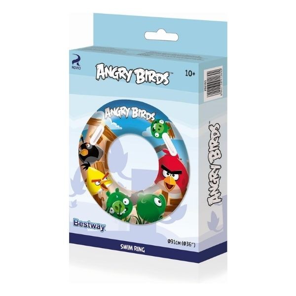 Bestway Angry Birds Lisanslı Jumbo Tutunmalı Simit 91 Cm