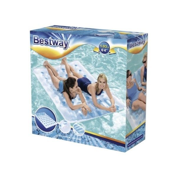 Bestway 43055 Çift Kişilik Havuz Yatağı Bardaklı 193 X 142 Cm