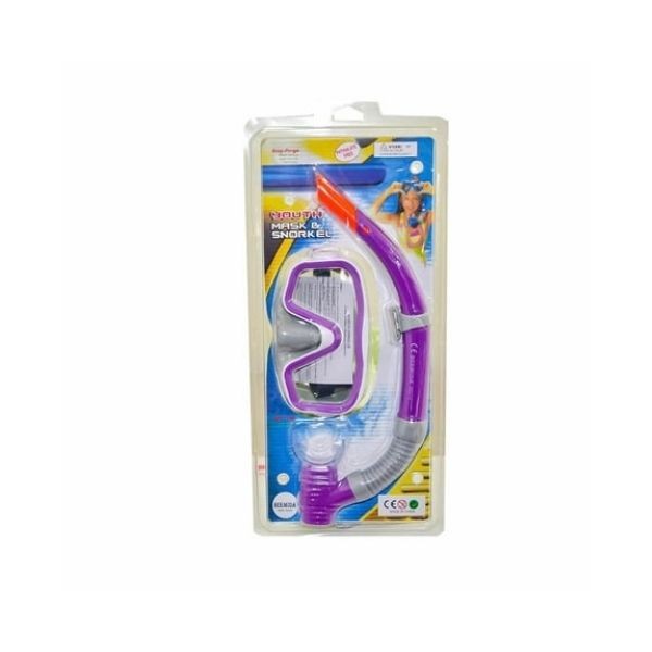 Maske Şnorkel Safari Dalış Seti Tepered Cam - 2186a/113csb