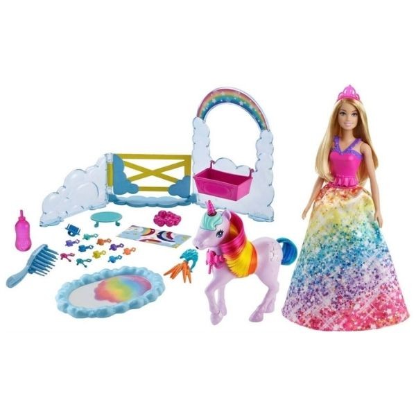 Barbie Dreamtopia Bebek Ve Tek Boynuzlu At Gtg01