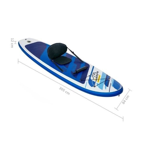 Bestway 65350 Paddle Board Şişme Sup Surf Ocean Kürek + Pompa + Çanta