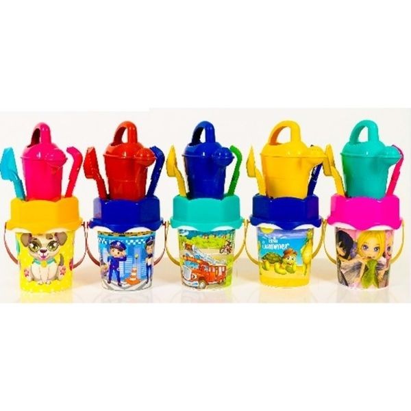 Mas Plastik Kapaklı  Suluklu Kova Seti 1011