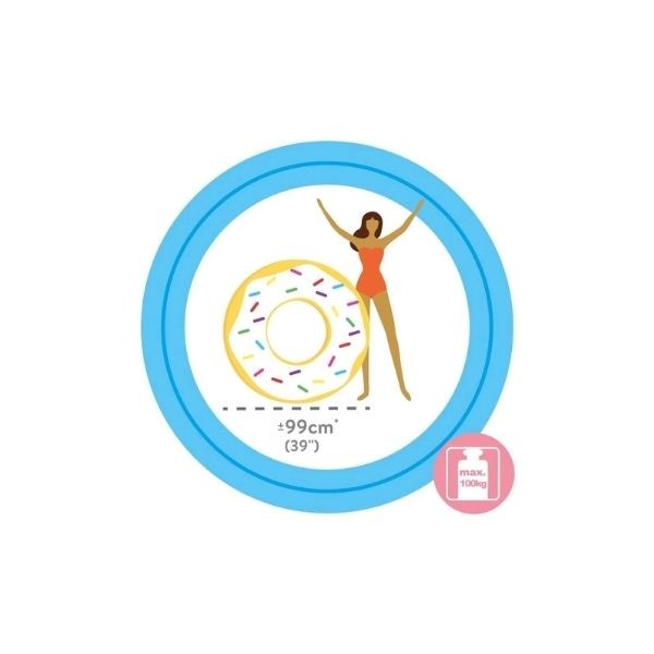 Intex 56263 Serpme Donut Simit 114 Cm