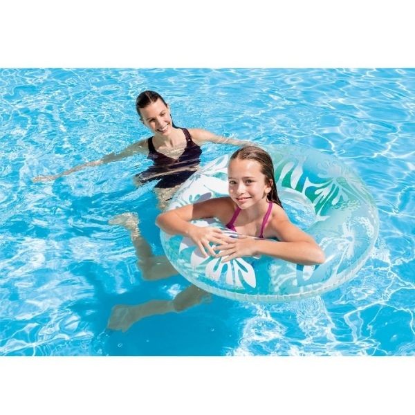 Intex 59251 Çiçek Desenli Simit