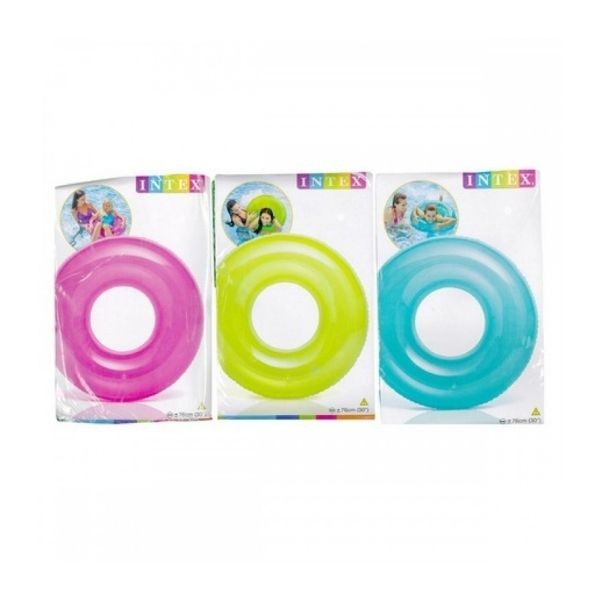 Intex 59260 Şeffaf Jumbo Simit 76 Cm 3 Asorti