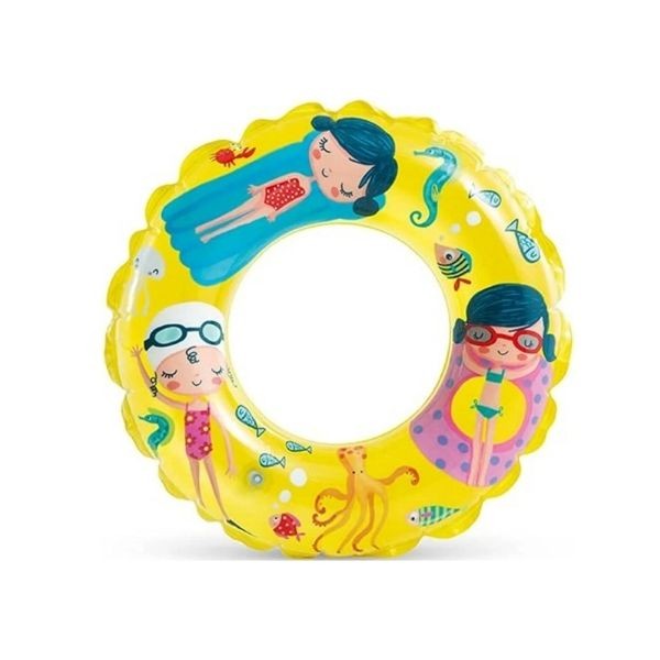 Intex 59242 Şeffaf Desenli Simit 61 Cm