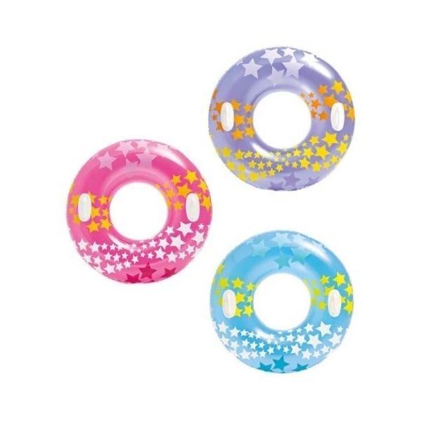 Intex 59256 Gökkuşağı Simit Tutunmalı 90 Cm