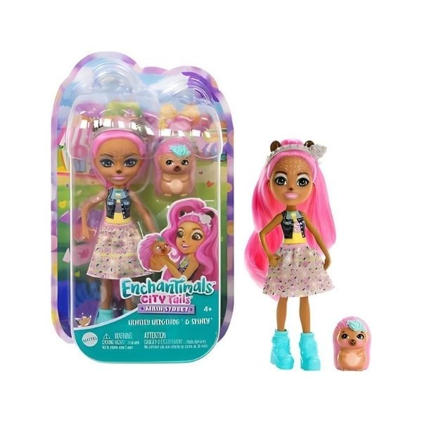 Enchantimals Popüler Karakter Bebekler Hensley Hedgehog Ve Spiney Hkn13