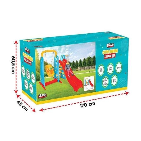 Pilsan Şirin Salıncak Ve Kaydırak Seti