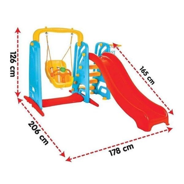 Pilsan Şirin Salıncak Ve Kaydırak Seti