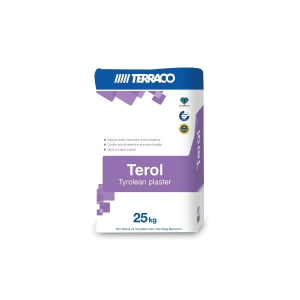 Terraco Ecotherm Terol Granül Tane Doku Sıva 25 Kg