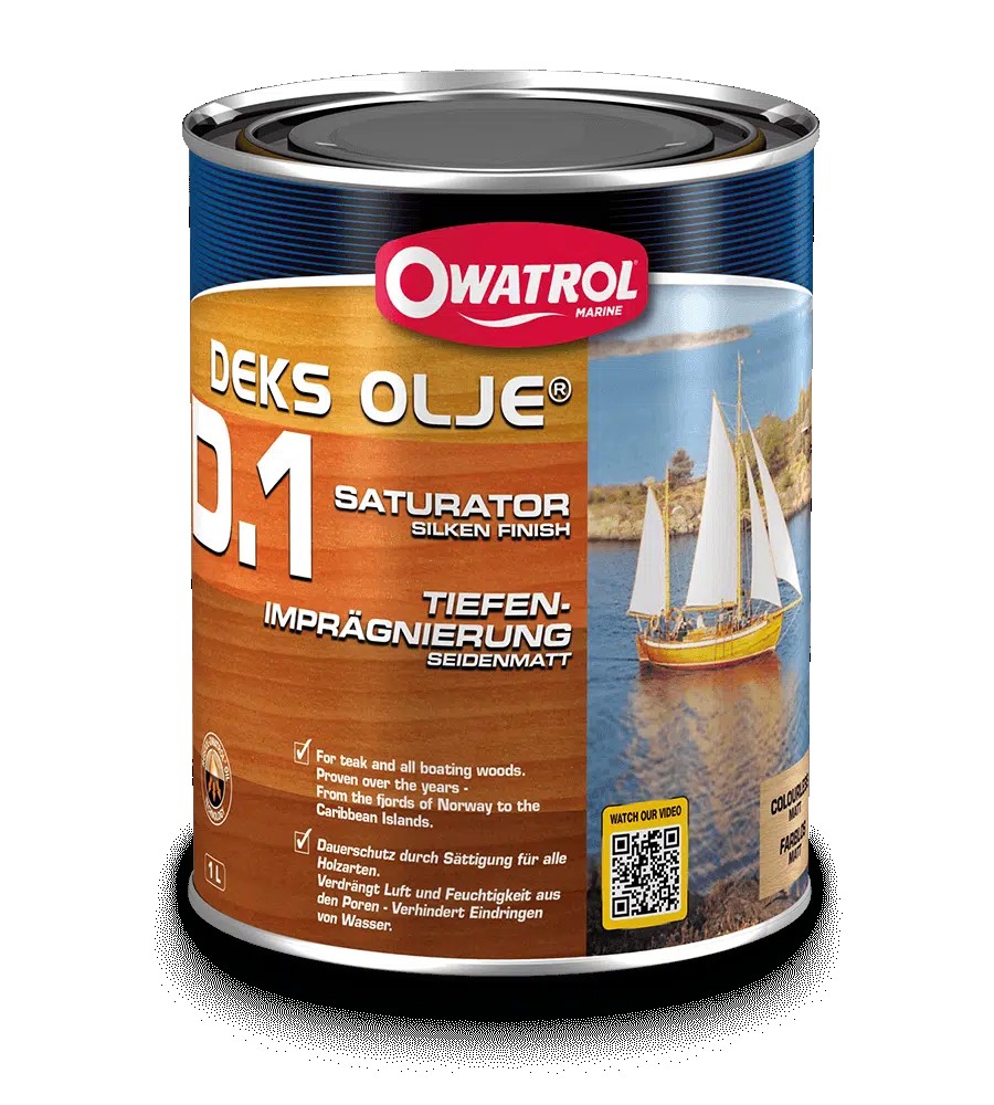 Owatrol Decks Olje D1 Şeffaf Mat Tik Yağı 1 Lt