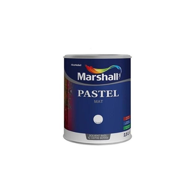 Marshall Pastel Mat Beyaz İç Cephe Boyası 0,75 Lt