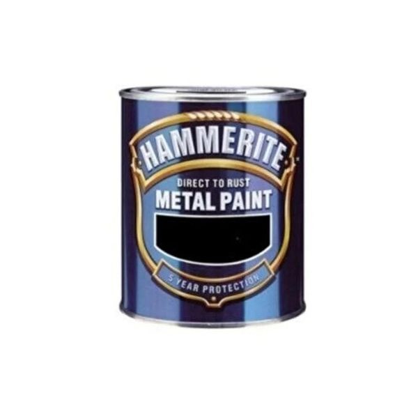 Marshall Hammerite Düz Siyah Metal Boyası 0,75 Lt