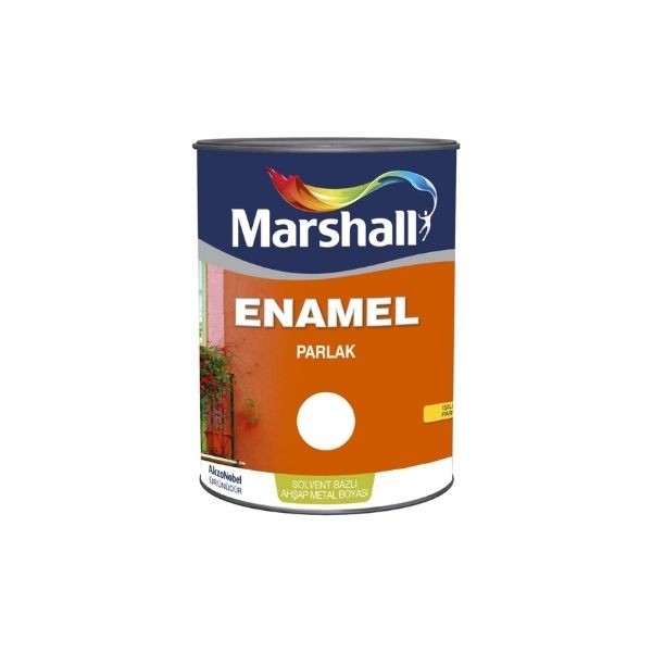Marshall Enamel Parlak Koyu Kahve Metal Boyası 0,75 Lt