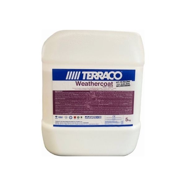 Terraco Weathercoat Sublok Yarı Elastik Su Yalıtım Malzemesi Sıvı Bileşen 5 Lt