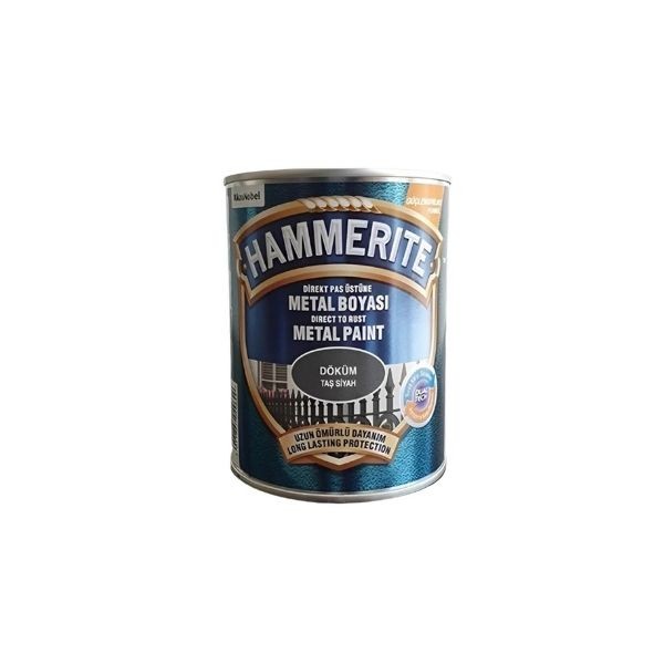 Hammerite Döküm Taş Siyah Pas Üstü Metal Boyası 0,75 Lt