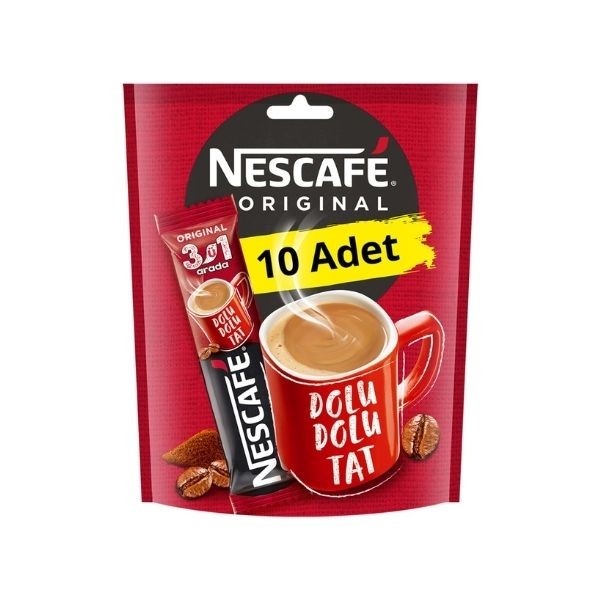 Nescafé 3'ü 1 Arada 17,5 Gr x 10'lu Paket