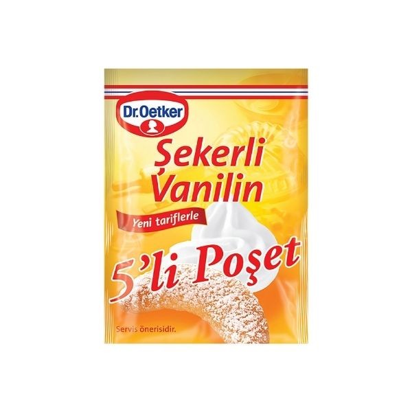 Dr.Oetker Şekerli Vanilin 5'li Paket 25 Gr