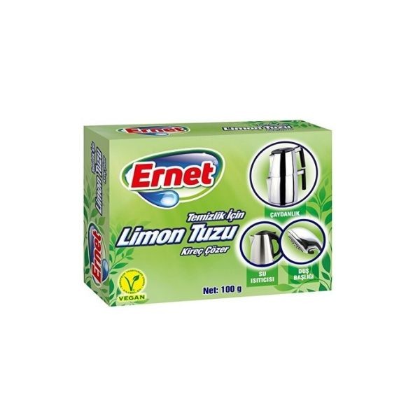 Ernet Temizlik İçin Limon Tuzu 100 Gr