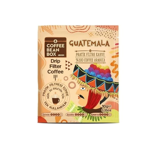 Coffee Bean Box Guatemala Hazır Drip Filtre Kahve 10'lu Paket