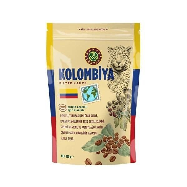 Kahve Dünyası Yöresel Kolombiya Filtre Kahve 250 Gr