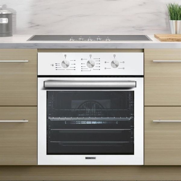 Kumtel Turbo Fanlı Ankastre Fırın Beyaz B66-SF2-MT