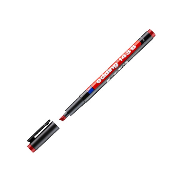 Edding Permanent Asetat Kalemi 143B Kırmızı