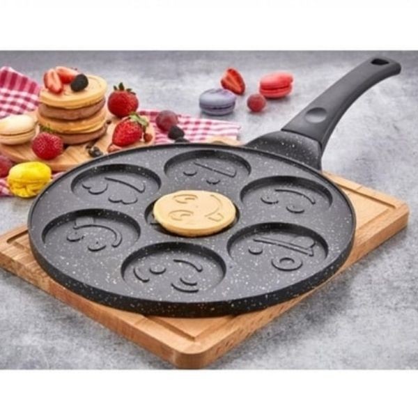 Polochef Emoji Döküm Pancake Tavası 26cm
