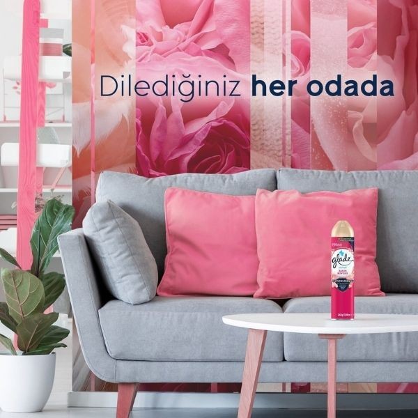 Glade Aerosol Aşkın Büyüsü Vanilya 300 ml