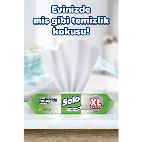 Solo Yüzey Temizleme Havlusu XL 80Li