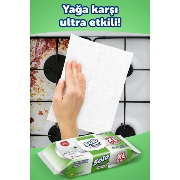Solo Yüzey Temizleme Havlusu XL 80Li