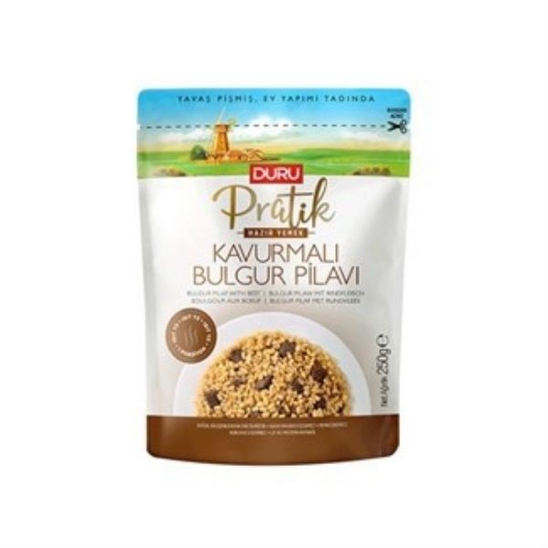 Duru Pratik Kavurmalı Bulgur Pilavı 250 G