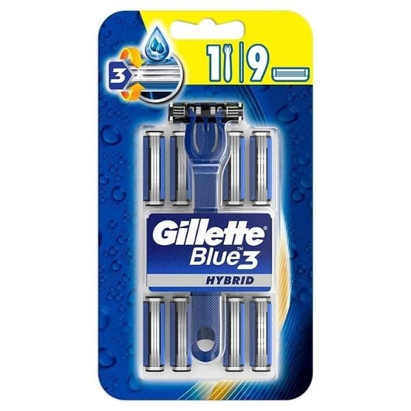 Gillette Blue 3 Hybrid 1+9