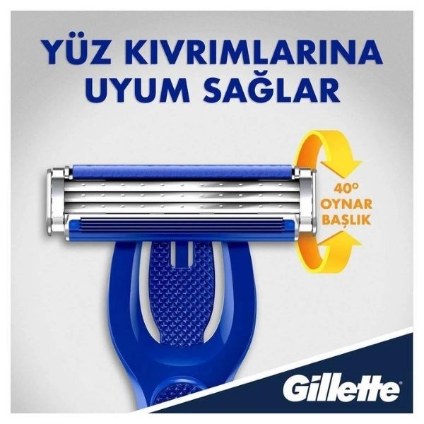 Gillette Blue 3 Hybrid 1+9