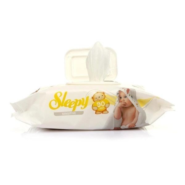 Sleepy Islak Havlu Sensitive 90Lı