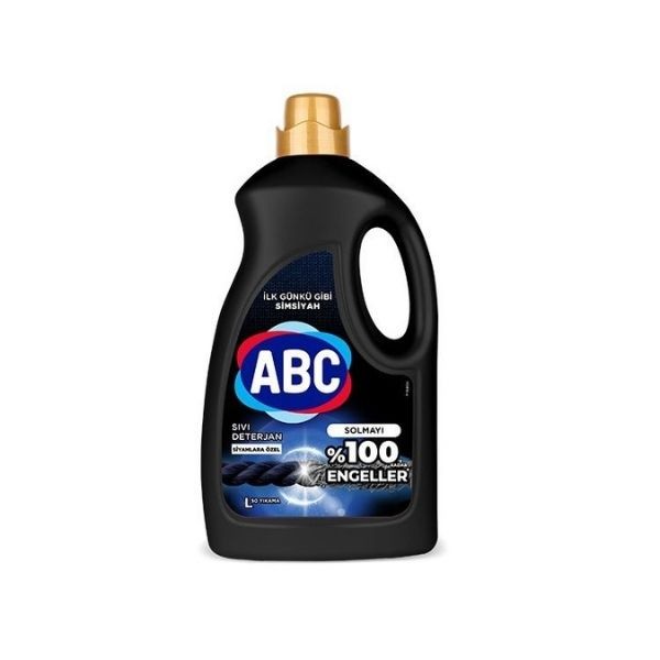 Abc Sıvı Deterjan Siyah 3 L