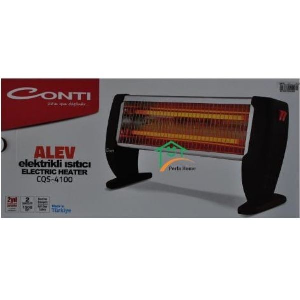 Conti CQS-4100 Alev Isıtıcı Siyah