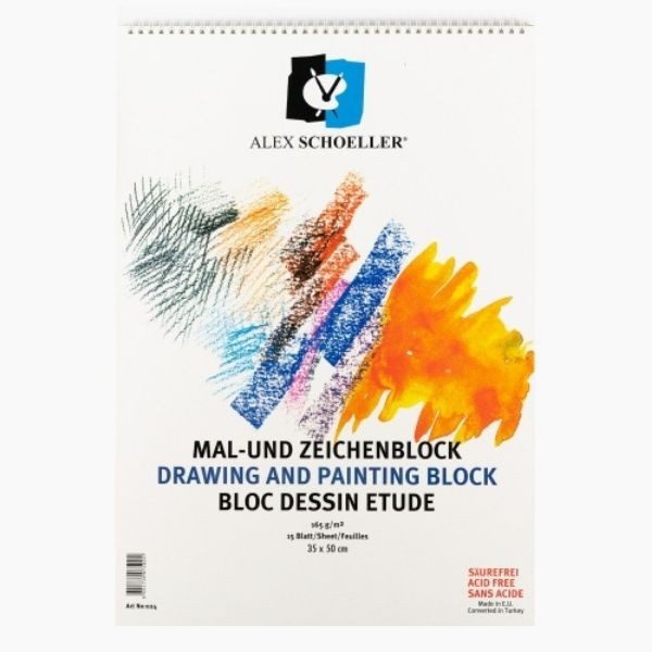 Alex Schoeller Resim Defteri 35x50cm 165gr