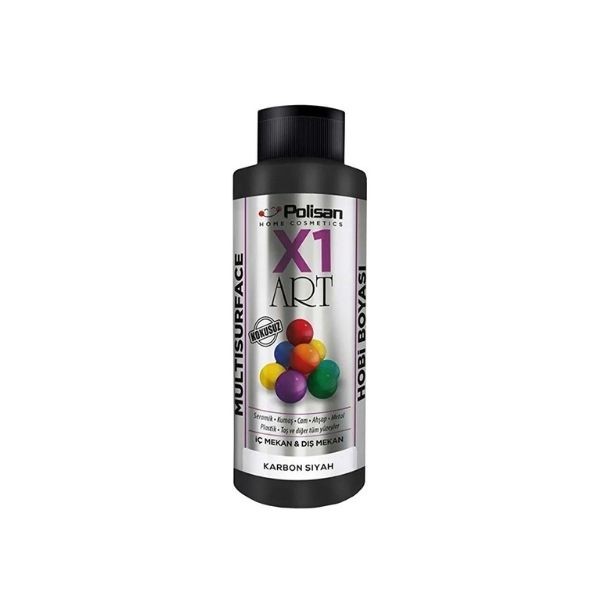 Polisan X1 Art Multisurface Akrilik Hobi Boyası 120 Ml - Karbon Siyah 0099