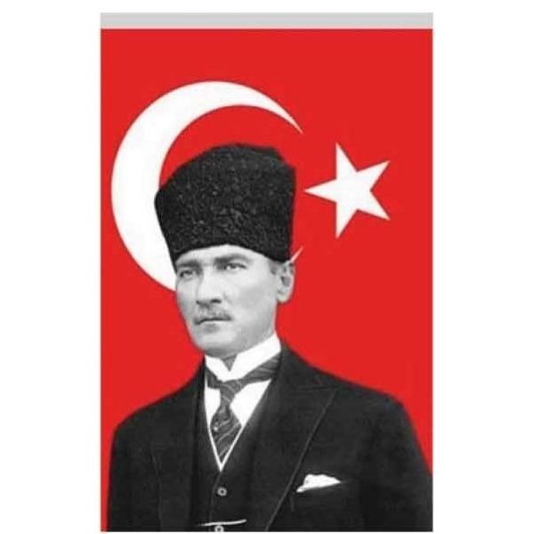 Buket Türk Bayrağı ATATÜRK'lü 100*150cm