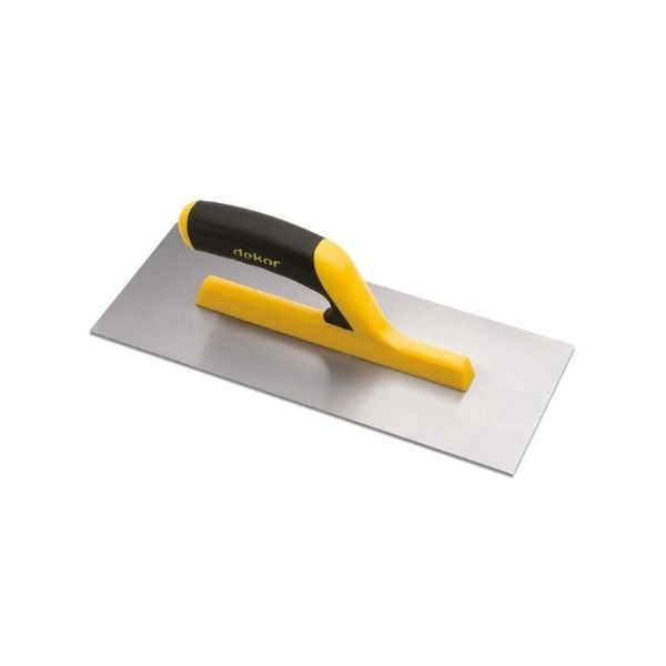 Dekor Alçı Malası 092 Açık Plastik Saplı Paslanmaz Çelik 30 Cm