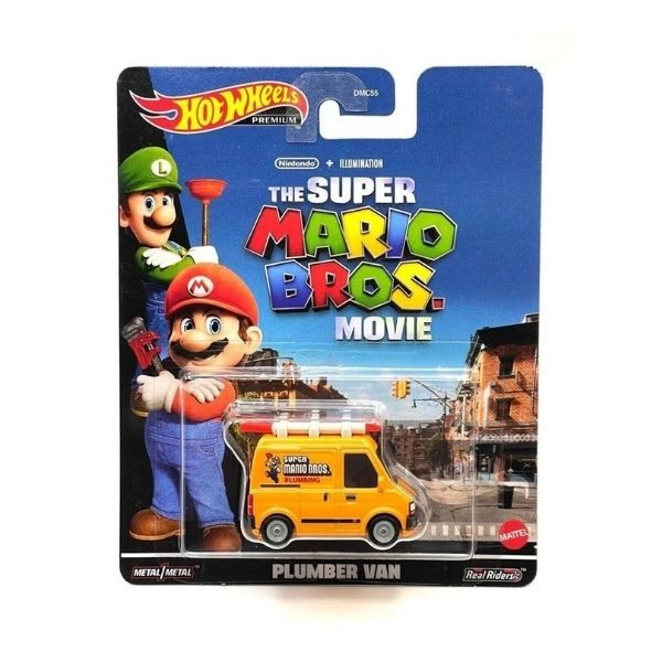 Hot Wheels Premium Gösteri Dünyası Arabaları DMC55-HKC19 Plumber Van (Super Mario)